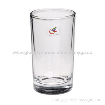 Glass Tumbler, High-white Material, 145mL Capacity